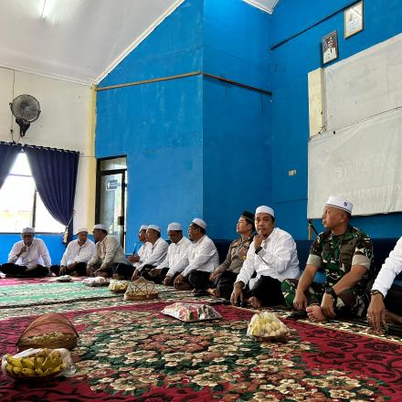PEMDES BAWAHAN SEBERANG HADIRI HALAL  BIHALAL PEMERINTAH SE KECAMATAN MATARAMAN